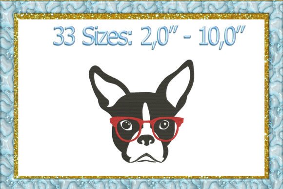 Boston Terrier Glasses: A Charming Embroidery Review