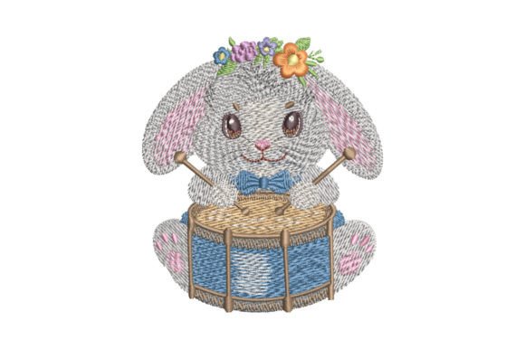 Bunny Drummer: A Sweet Spring Embroidery Review