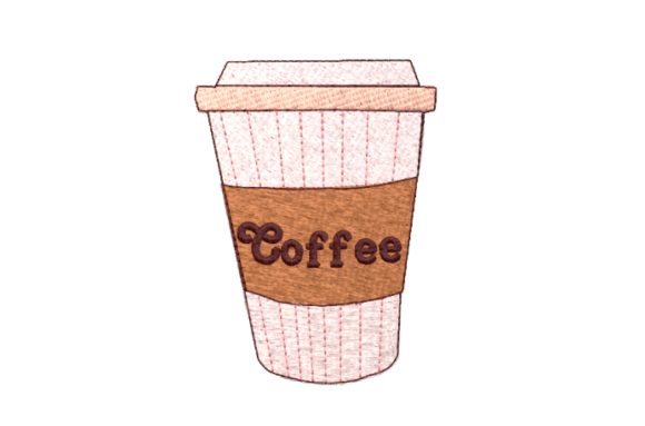 Coffee to Go Cup Labelled: A Seasonal Embroidery Review