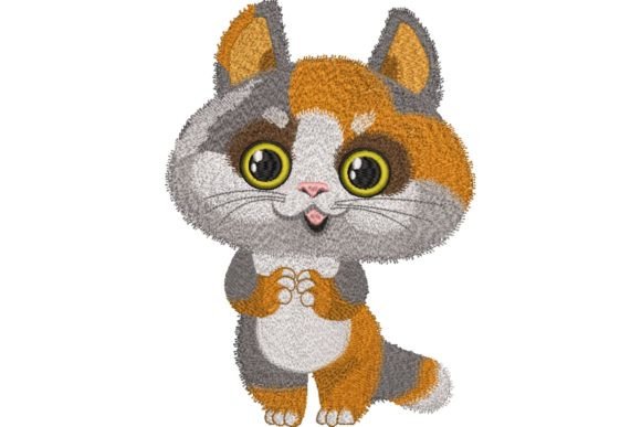 Cute Fluffy Kitten: A Designer's Review for Boutique Sweatshirts