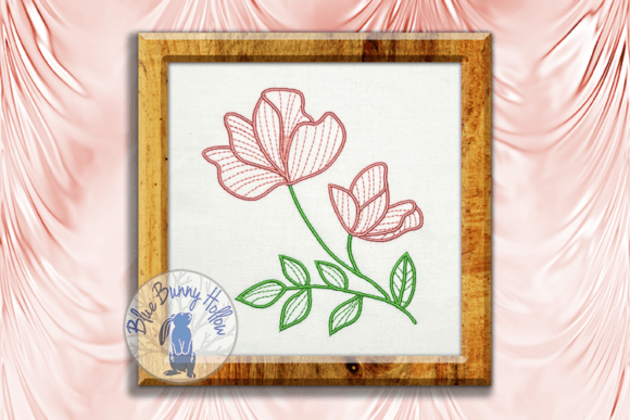 Flower Coral Review: A Delicate Single Flower for Embroidery