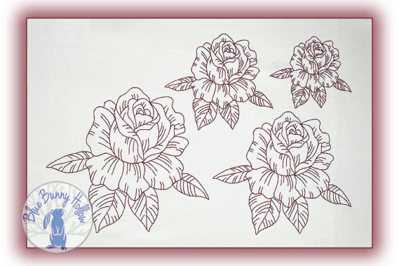 Flower Rose Review: Elegant Line Art for Embroidery