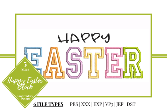Happy Easter Block: A Designer's Review for Handmade Gifts