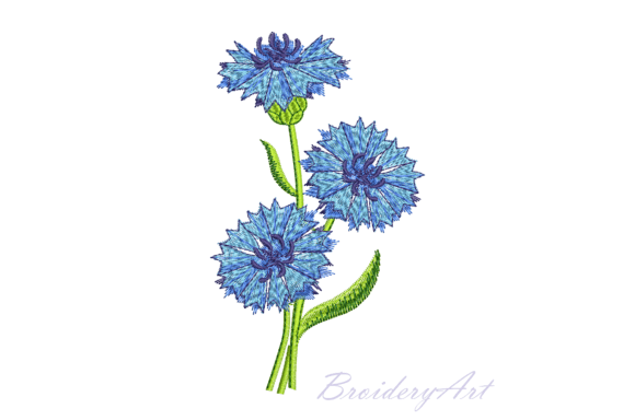 Сornflowers: A Seasonal Embroidery Gem for Holiday Gifts