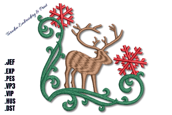 Reindeer and Snowflakes: A Winter Embroidery Review