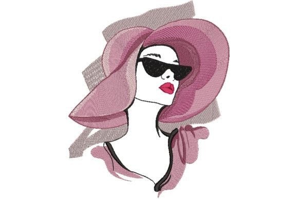 Review: Beautiful Young Woman with Hat Design