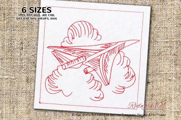 Review: Future Aircraft Design Redwork for Apparel