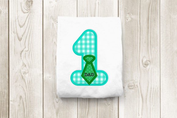Review: Number 1 Dad and Tie Applique for Craft Fairs