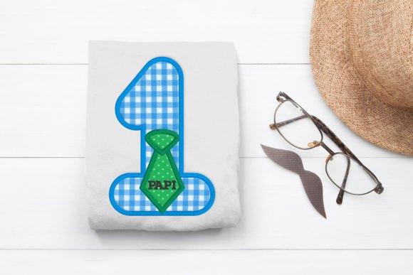 Review: Number 1 Papi with Tie Applique Design