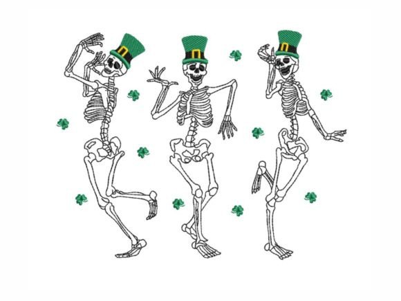 Review: St. Patrics Day Dancing Skeletons for Holiday Crafts