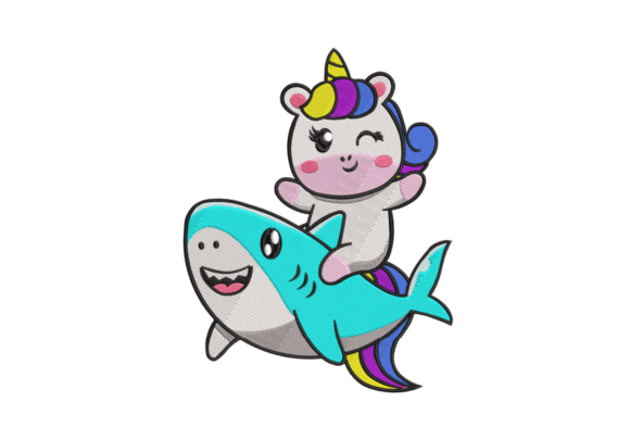 Unicorn Shark Adventure: A Whimsical Embroidery Review